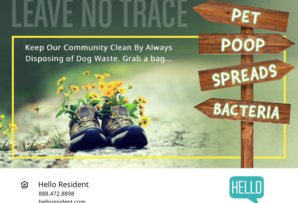 Reduce Dog Waste at Your Pet Friendly Apartment Community